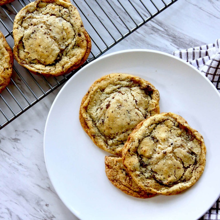 Espresso Dark Chocolate Sea Salt Cookies