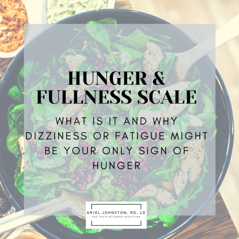 Hunger and Fullness Graphic